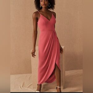 BHLDN Caron Pink Midi Dress size 8 nwt new
